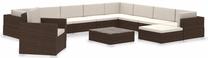 Lauko baldų komplektas VLX 12 Piece Garden Lounge Set with Cushions
