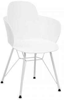 Valgomojo kėdė Mirpol Emma SL-7046W, balta sp., 57.5 cm x 56 cm x 81 cm