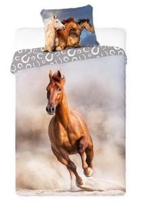 Комплект постельного белья Faro Horses POW-163, многоцветный, 70 x 80 cm, 160 x 200 cm