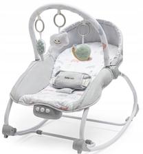Mazuļu šūpuļkrēsls Baby Mix Snail, pelēka krās.