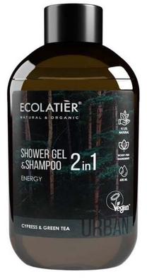 Šampūnas, dušo želė Ecolatier 2-in-1 Energy, 600 ml