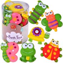 Набор игрушек для купания Garden Animals ZA4339, многоцветный, 6 шт.