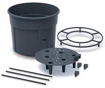 Gėlių vazonas Prosperplast Tomato IPOM300-S433, plastikinis, Ø 29.5 cm, antracito sp.
