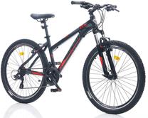 Dviratis kalnų Corelli Via Lady 1.1, 24 ", 13" rėmas, juoda sp./raudona sp./pilka sp.