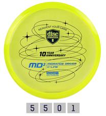 Диск для гольфа Discmania MD3 Revolution 5/5/0/1 851DMANNIY, желтый цв.
