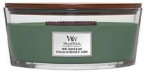 Žvakė, aromatinė WoodWick Ellipse Mint Leaves & Oak, 40 h, 453.6 g, žalia sp.