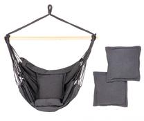 Istuv võrkkiik ModernHome Hammock, hall v.