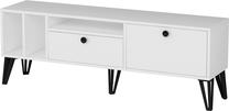 ТВ стол Kalune Design Aris, белый цв., 150 см x 35 см x 53 см