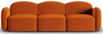 Sofa Micadoni Home Blair MIC_3S_184_F1_BLAIR4, lašišinė sp., 272 x 87 cm x 80 cm