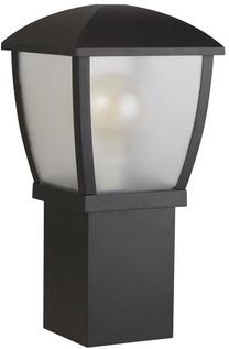 Brīvi stāvošs āra gaismeklis Searchlight Seattle, 60W, E27, IP44, melna krās., 32 cm x 45 cm