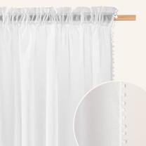 Dienas aizkari Room99 Malia Spirit, balta krās., 260 cm x 140 cm
