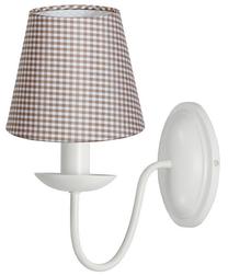 Valgusti seinale Candellux Bellagio 21-53138, E14, 1 x 40 W, valge v./hall v. / valge v.