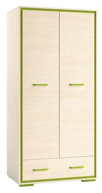 Spinta ML Meble Bonti 03, geltona sp./pelenų sp., 91 cm x 57 cm x 190 cm