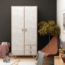 Spinta Kalune Design Suwon, ąžuolo sp./pilka sp., 100 cm x 52 cm x 190 cm
