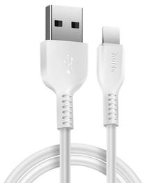 Laidas Hoco, USB Type C/USB, balta sp.