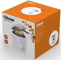 Prekė su pažeista pakuote. Gruzdintuvė Tristar FR-6941, balta sp., 1000 W, 1.5 l
