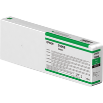 Tintes printera kasetne Epson C13T55KB00 Singlepack T55KB00 UltraChrome HDX/HD, zaļa krās., 700 ml