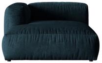 Modulinė sofa Micadoni Martina, tamsiai mėlyna sp., kairinė, 176 x 123 cm x 75 cm