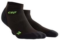 Sporta zeķes CEP Men's Ultralight Low-Cut, melna krās./zaļa krās., 22.5-26 cm