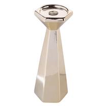 Подсвечник Altom Geometric, доломит, Ø 9 см, 24.5 см, золотой цв.