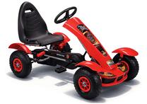 Bērnu sporta kartings Lean Toys F-618, sarkana krās.