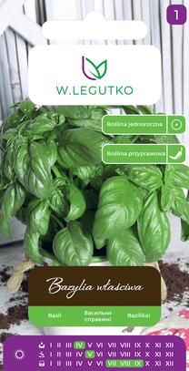 Sėklos kvapnusis bazilikas GREEN, 1 g