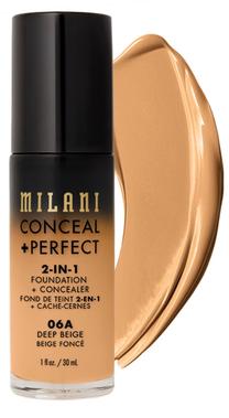 Skystas makiažo pagrindas Milani Conceal + Perfect, 06a deep beige, 30 ml