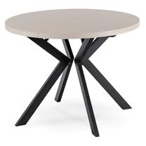 Valgomojo stalas išskleidžiamas Lukas, juoda sp./kašmyro sp., 100 - 250 cm x 100 cm x 75 cm
