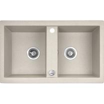Virtuves izlietne Laveo Barbados SBB_420T, Beige, granīts, 78 cm x 48 cm x 17 cm, beige