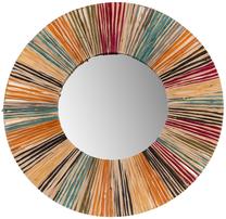 Spogulis Amadeus Rond, stiprināms/līmējams, 55 cm x 55 cm, daudzkrāsaina