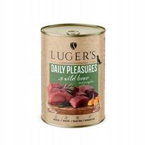 Šlapias šunų maistas Lugers Daily Pleasures, šernienos mėsa, 0.4 kg