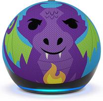 Belaidė kolonėlė Amazon Echo Dot 5 Kids Dragon, violetinė sp.