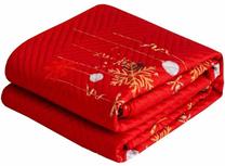 Lovatiesė NLW-15, balta/raudona/geltona, 220 cm x 240 cm