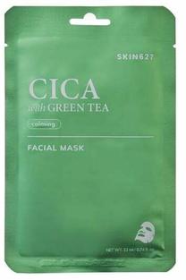 Маска для лица Skin627 Cica With Green Tea, 22 мл