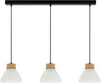 Valgusti rippuv Prahas, E14, 3 x 40 W, valge v. / must v.