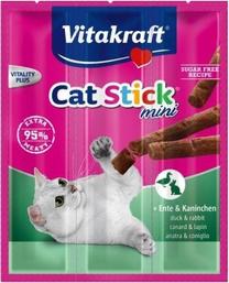 Kārumi kaķiem Vitakraft Cat Stick mini, truša gaļa/pīles gaļa, 4 gab.