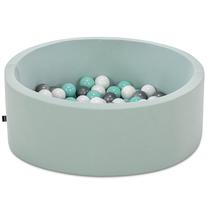 Baseinas su kamuoliukais Kalune Design Bubble Pops, ⌀ 7 cm, balta sp. mėtinė (mint) sp.