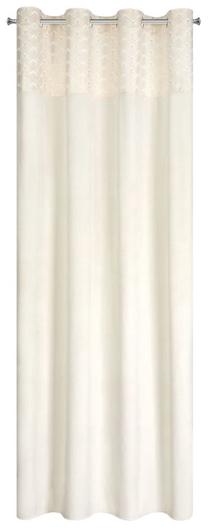 Naktinė užuolaida ZKLW-03, kreminė sp./šampano sp., 140 cm x 250 cm