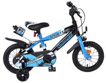 Vaikiškas dviratukas su papildomais ratukais, vaikų Volare Sportivo 51253, mėlyna sp., 12"
