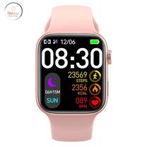 iWear T900 Pro Max 9 2.02'' Infinite Displeja Alu-Keramisks Divu zonu BT Zvana Viedais Pulksnetenis ar pulsa monitoru Rozā
