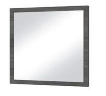 Spogulis Idzczak Meble Tienen 09, stiprināms, 60 cm x 60 cm, melna krās.