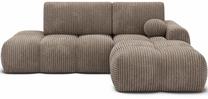Kampinė sofa Vittario, šviesiai ruda sp., 170 x 227 cm x 95 cm