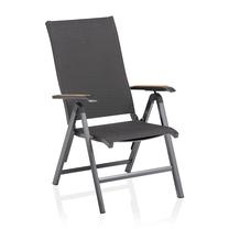Lauko kėdė Kettler Diamond 0103901-7500, antracito sp., 67 cm x 61.5 cm x 110 cm
