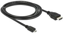 Laidas Delock Micro USB B 5pin male, HDMI, 2 m