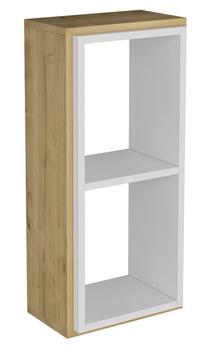 Sieninė lentyna Kalune Design Zera 475OLV1509, ąžuolo sp./balta sp., 72 cm x 19.6 cm x 35 cm