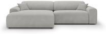 Kampinė sofa Polak Meble Passion Tilia 86, pilka sp., dešininė, 178 x 285 cm x 70 cm