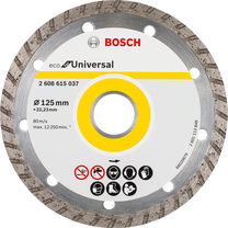 Deimantinis diskas Bosch Universal, 125 mm x 22.23 mm x 2.4 mm