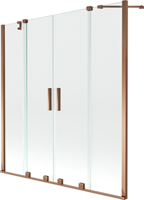 Vannas siena Mexen Velar Duo II, 140 cm x 150 cm, rose gold krās./rūdītais