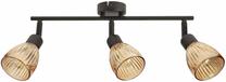 Светильник потолочный Candellux Lighting Amcos 93-39200, E14, 3 x 40 Вт, янтарный цв. / черный цв.