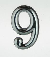 Uksenumber 9, 5 cm, plastik
